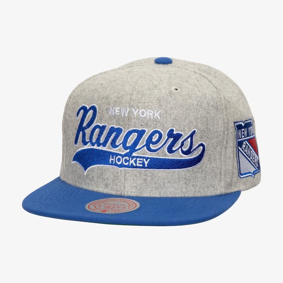 bejsbolka-mitchell-ness-gray-new-york-rangers-tailsweep-2-0-melton-snapback-hat