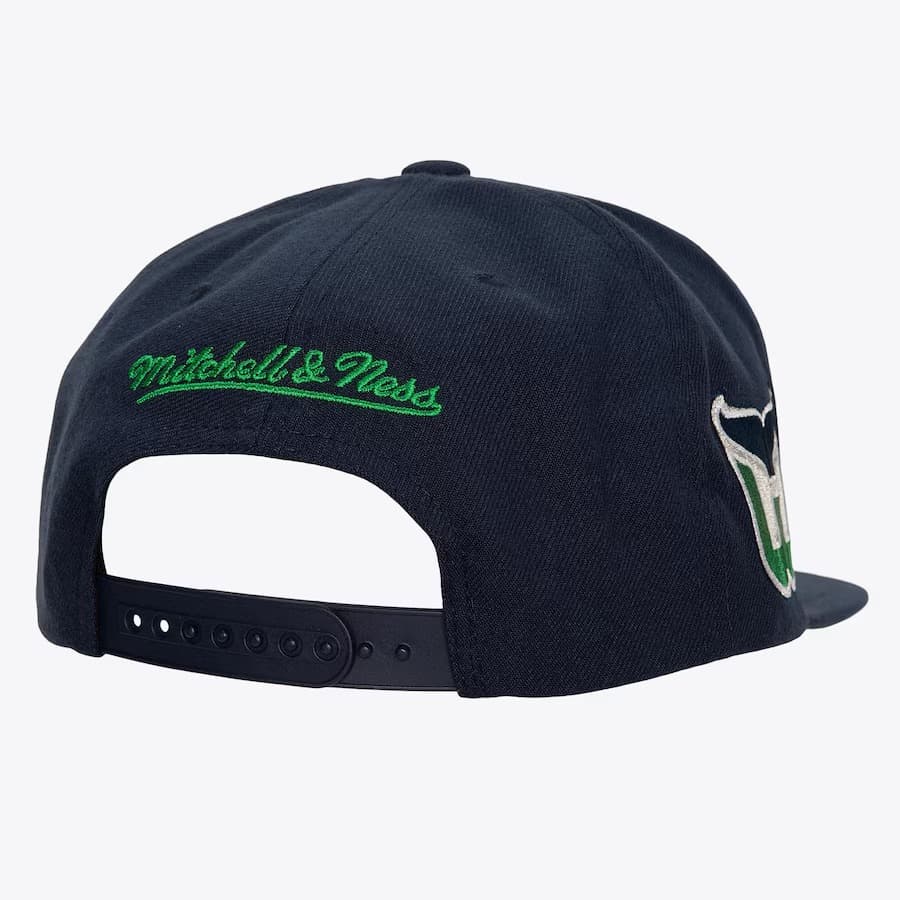 Бейсболка Mitchell & Ness Navy Hartford Whalers Retro Sport Vintage Snapback Hat