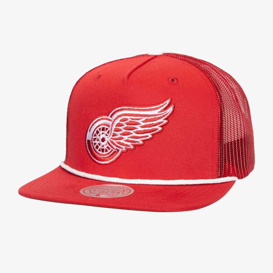 bejsbolka-mitchell-ness-red-detroit-red-wings-roper-trucker-adjustable-hat