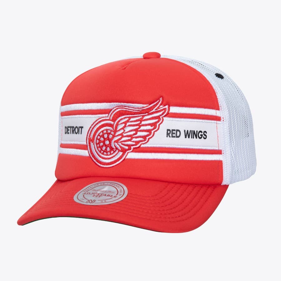 bejsbolka-mitchell-ness-red-detroit-red-wings-sideline-trucker-snapback-hat