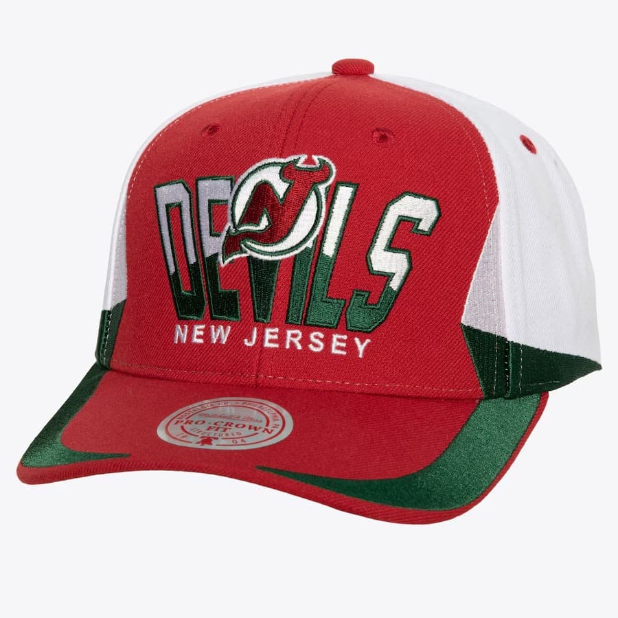 bejsbolka-mitchell-ness-red-new-jersey-devils-retrodome-pro-snapback-hat