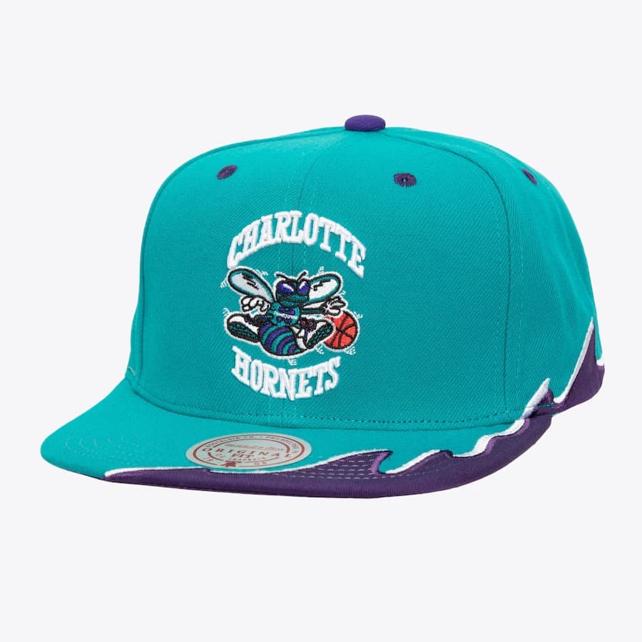 bejsbolka-mitchell-ness-teal-charlotte-hornets-hardwood-classics-rising-tide-og-snapback-hat