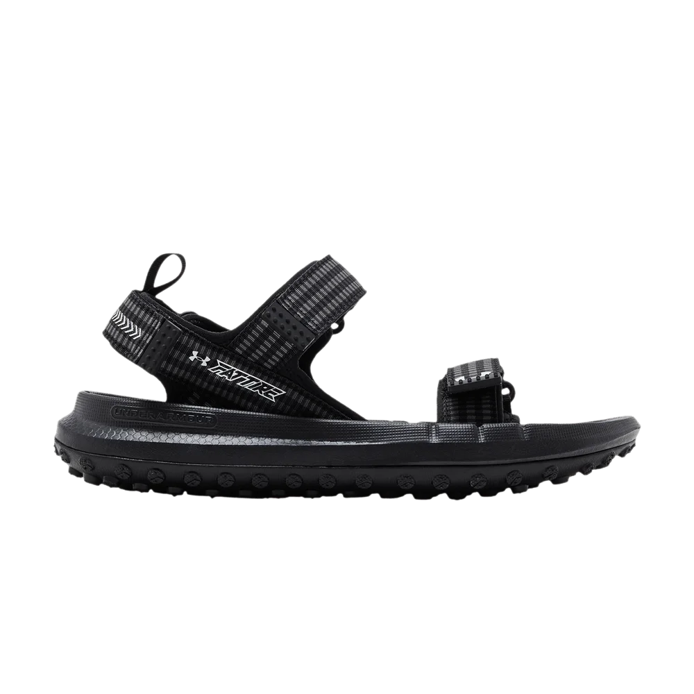 Under Armour Fat Tire Sandal 'Black White'
