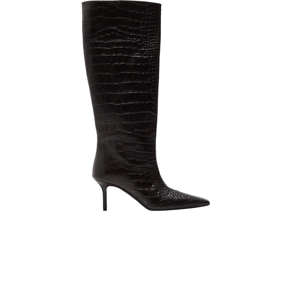 Acne Studios Wmns Heeled Ankle Boot 'Smooth Black'
