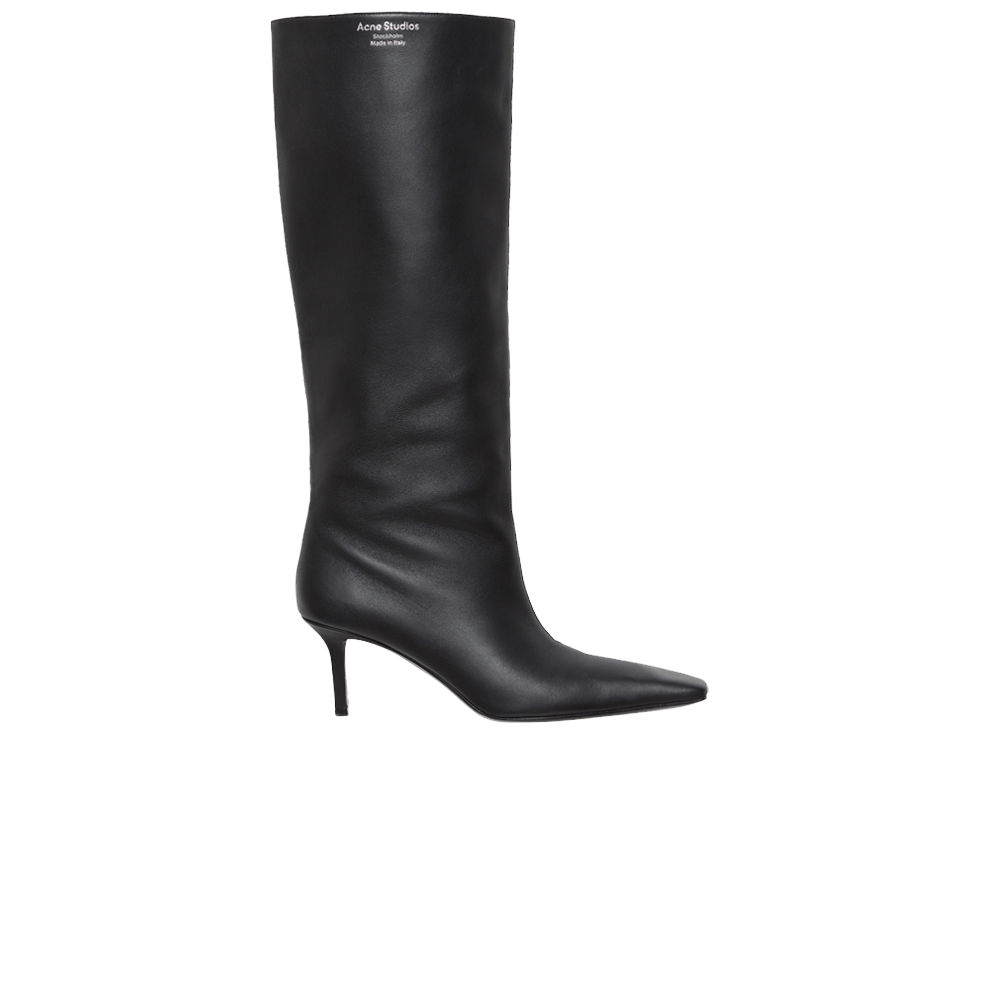 Acne Studios Wmns Leather High Heel Boots 'Black'