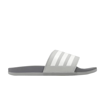 adidas Adilette Comfort Slide 'Grey White'