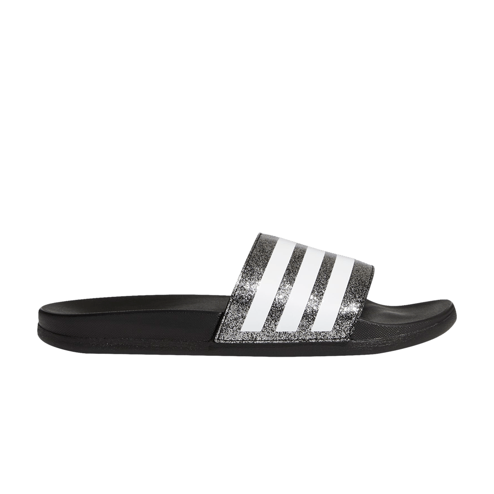 adilette-comfort-slide-j-black-glitter-fy8836