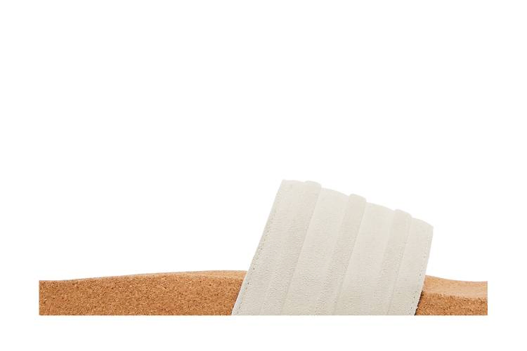 Кроссовки adidas Adilette Premium Slides 'Cork Pack - Wonder White'