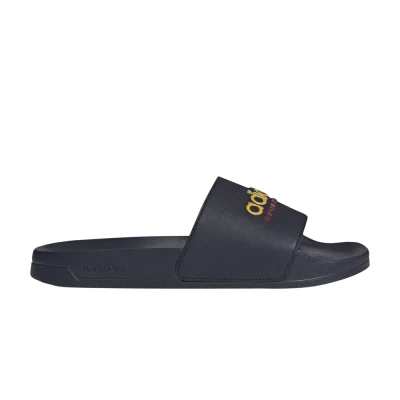 adidas Adilette Shower Slide 'Legend Ink Bold Gold'