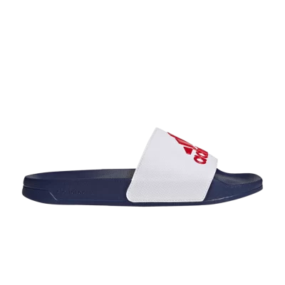 adidas Adilette Shower Slide 'White Victory Blue'