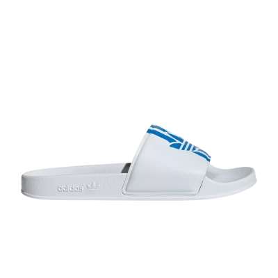 adidas Adilette Slide 'White Bright Blue'