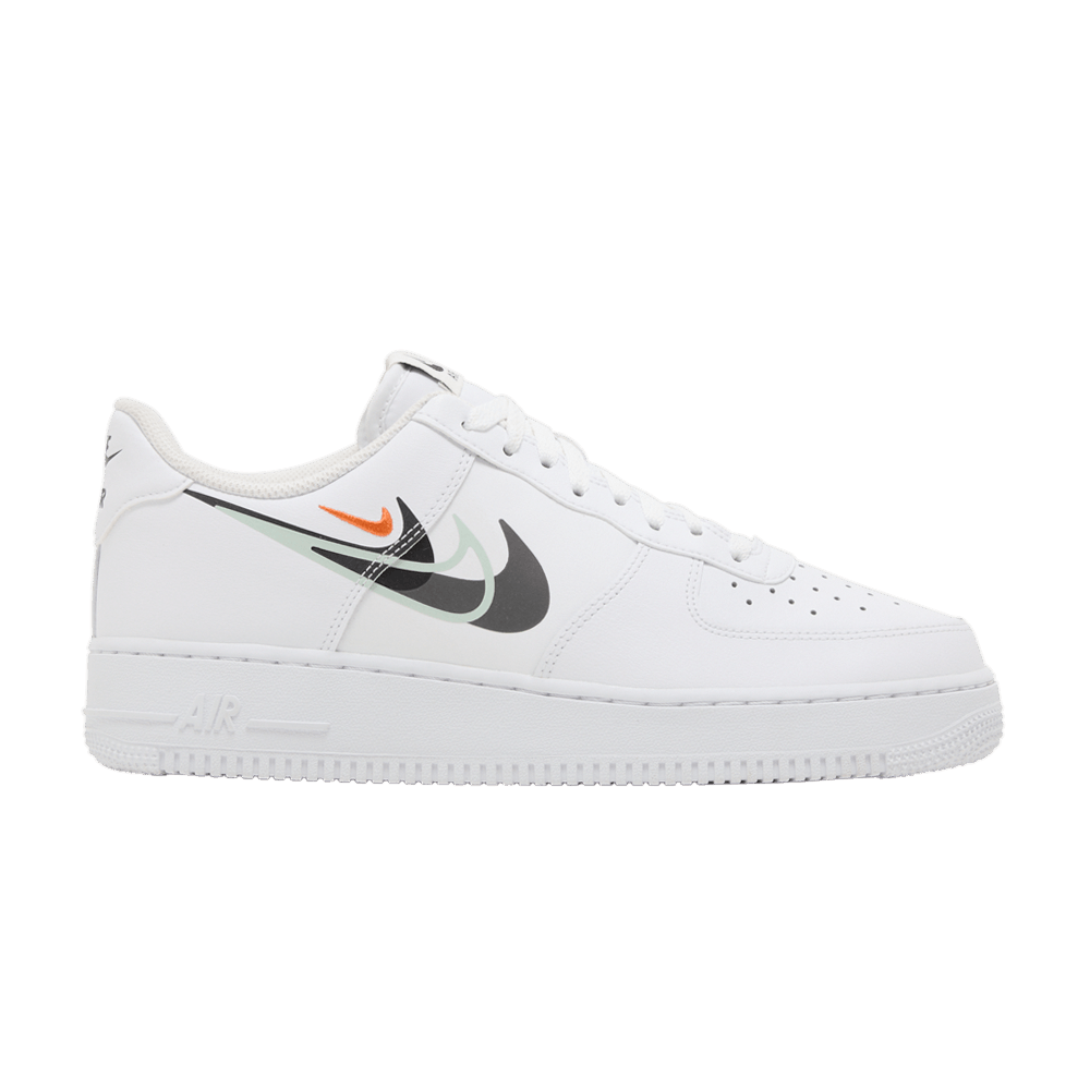 Кроссовки Nike Air Force 1 '07 'Multi Swoosh - White Black'