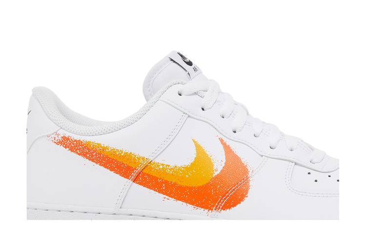 Кроссовки Nike Air Force 1 '07 'Spray Paint Swoosh - Safety Orange'