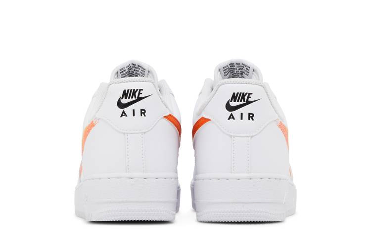 Кроссовки Nike Air Force 1 '07 'Spray Paint Swoosh - Safety Orange'