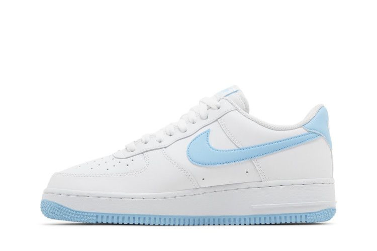 Кроссовки Nike Air Force 1 '07 'White Aquarius Blue'