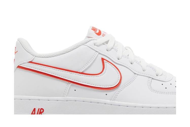 Кроссовки Nike Air Force 1 GS 'White Picante Red'