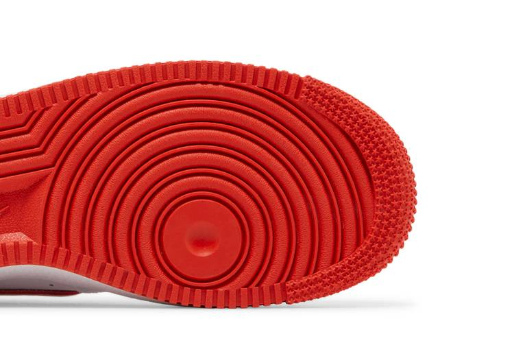 Кроссовки Nike Air Force 1 GS 'White Picante Red'