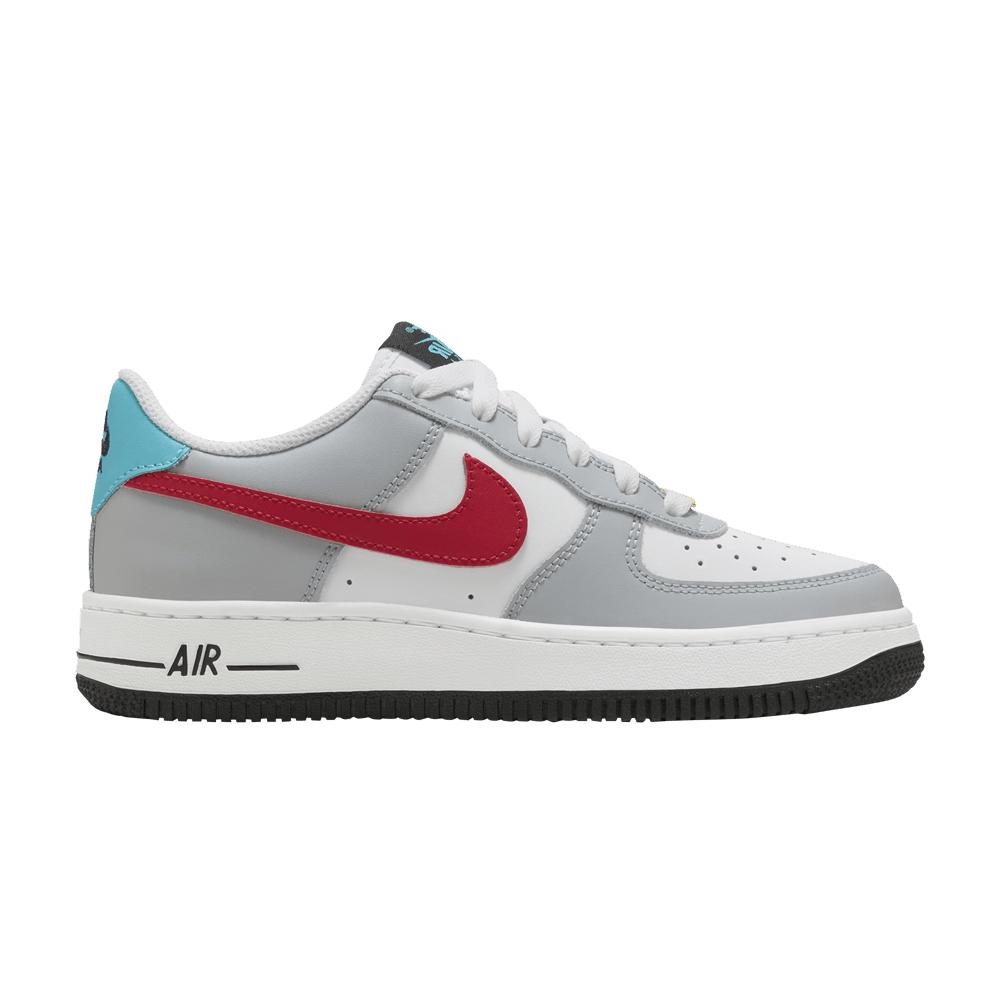 Кроссовки Nike Air Force 1 LE GS 'Grey Red Blue'