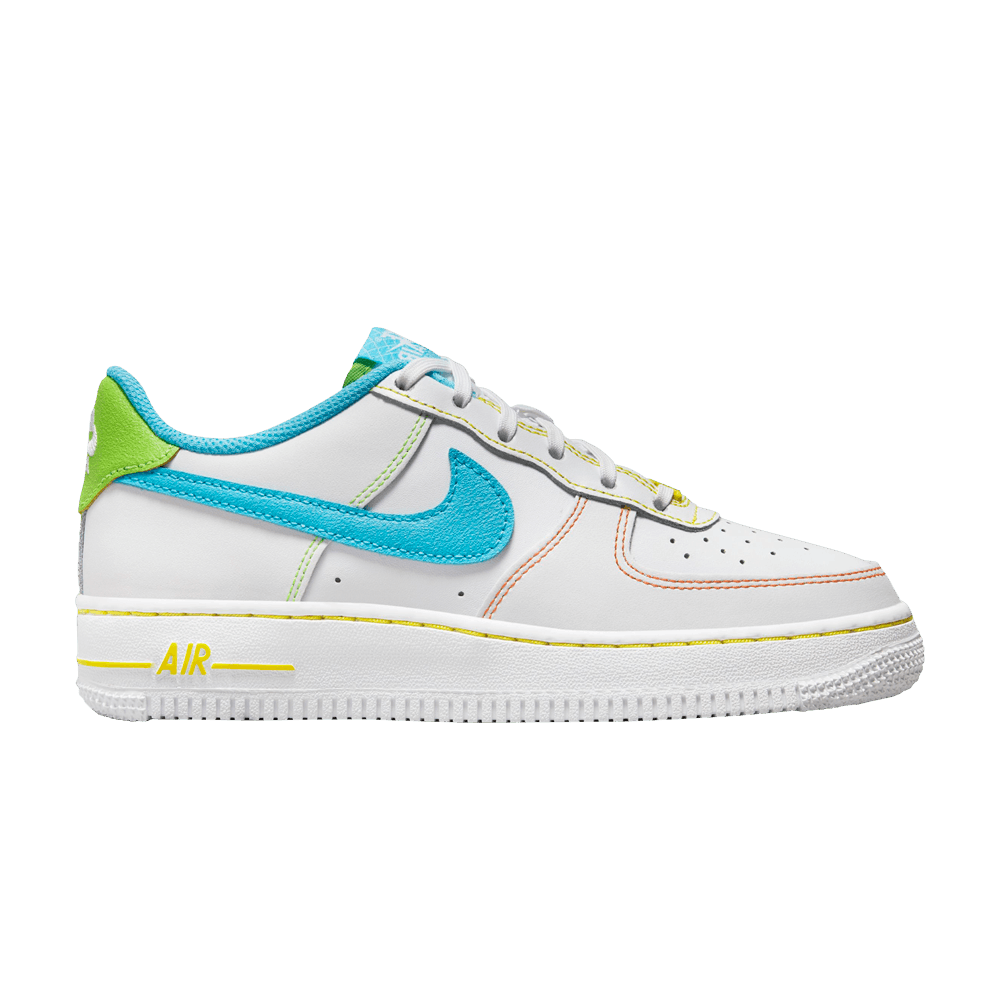 Кроссовки Nike Air Force 1 Low GS 'Rainbow Stitch'