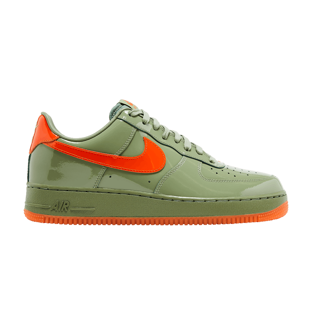 Кроссовки Nike Air Force 1 Low '07 Premium 'Oil Green Safety Orange'