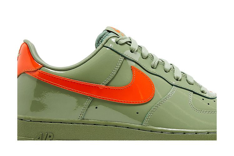 Кроссовки Nike Air Force 1 Low '07 Premium 'Oil Green Safety Orange'
