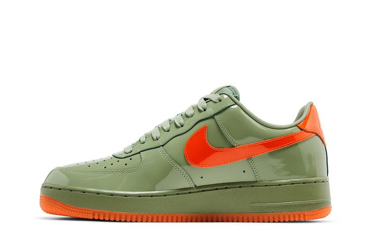 Кроссовки Nike Air Force 1 Low '07 Premium 'Oil Green Safety Orange'