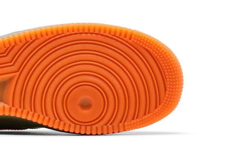 Кроссовки Nike Air Force 1 Low '07 Premium 'Oil Green Safety Orange'