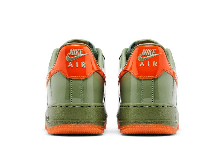 Кроссовки Nike Air Force 1 Low '07 Premium 'Oil Green Safety Orange'