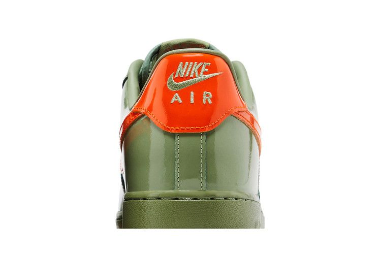 Кроссовки Nike Air Force 1 Low '07 Premium 'Oil Green Safety Orange'