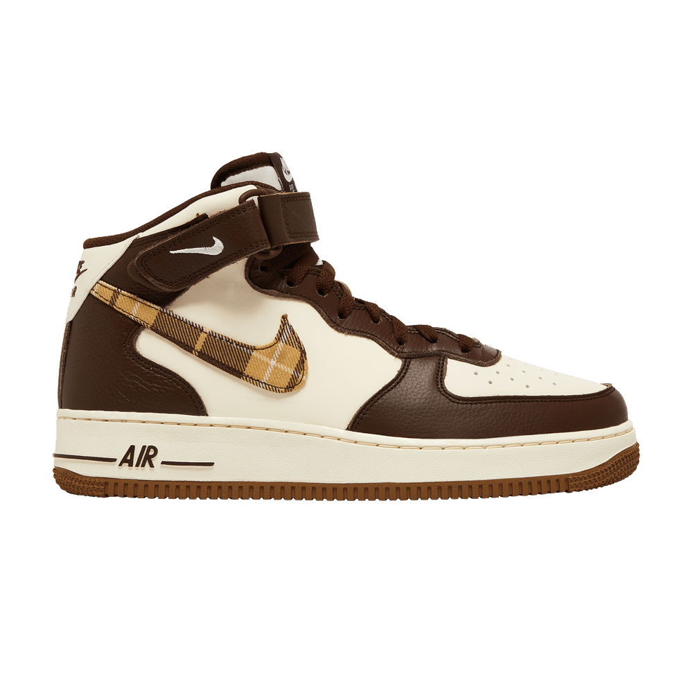 Кроссовки Nike Air Force 1 Mid 'Brown Plaid'