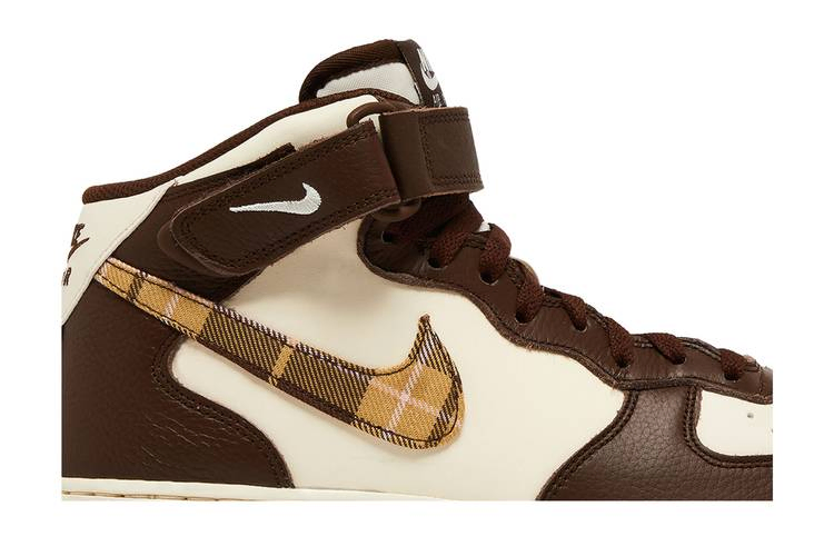 Кроссовки Nike Air Force 1 Mid 'Brown Plaid'