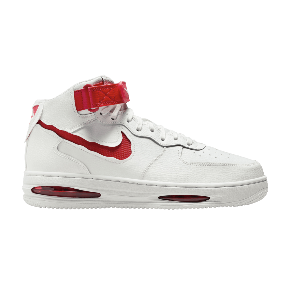 Кроссовки Nike Air Force 1 Mid Evo 'Summit White University Red'