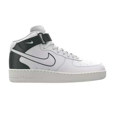 Nike Air Force 1 Mid 'Stacked/Embroidered Swoosh' By You