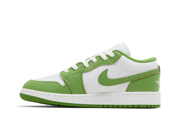 Кроссовки Air Jordan 1 Low GS 'Chlorophyll'