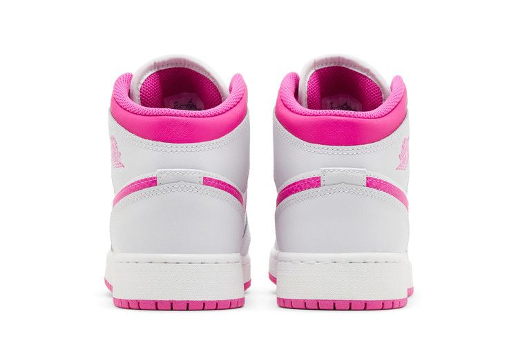 Кроссовки Air Jordan 1 Mid GS 'Fire Pink'