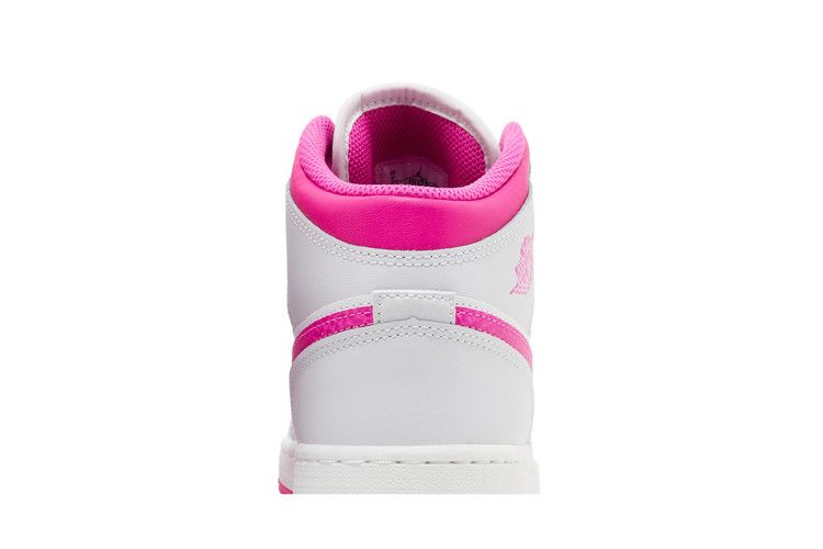 Кроссовки Air Jordan 1 Mid GS 'Fire Pink'