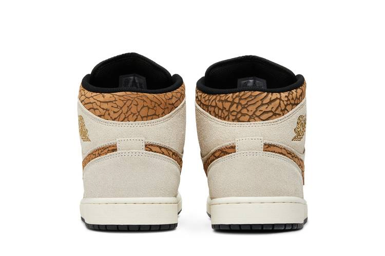 Кроссовки Air Jordan 1 Mid SE 'Brown Elephant'