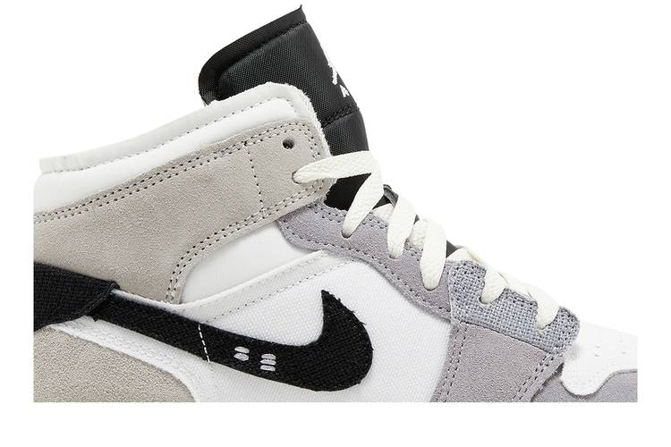 Кроссовки Air Jordan 1 Mid SE Craft GS 'Inside Out - Cement Grey'