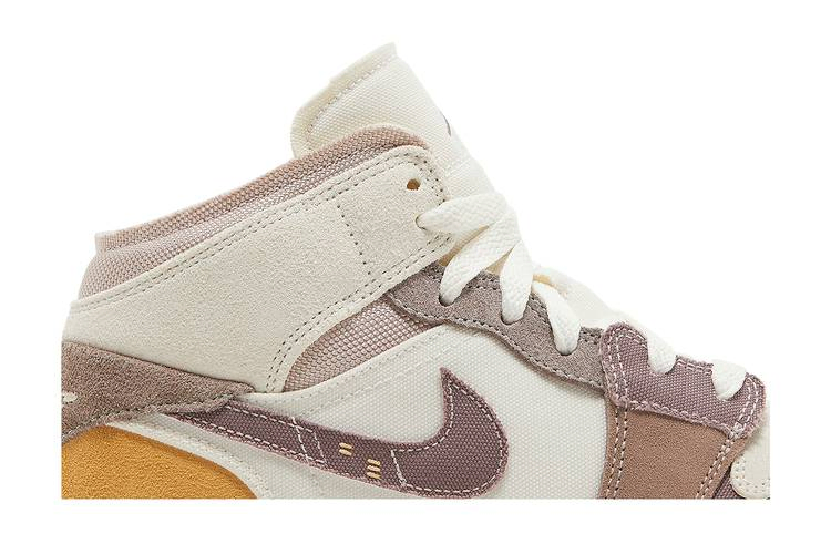 Кроссовки Air Jordan 1 Mid SE Craft GS 'Inside Out - Taupe Haze'