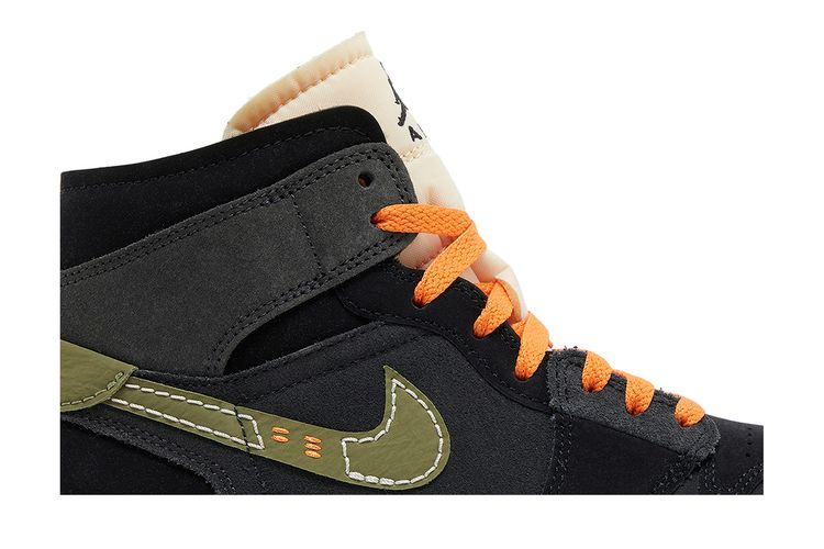 Кроссовки Air Jordan 1 Mid SE Craft 'Anthracite Light Olive'