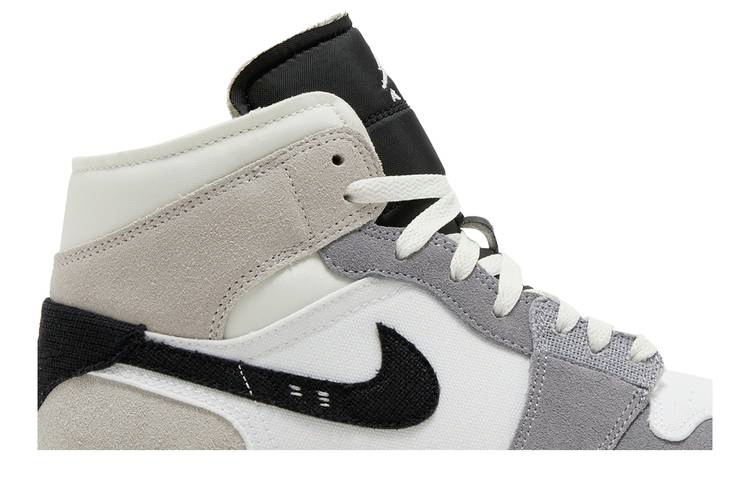 Кроссовки Air Jordan 1 Mid SE Craft 'Inside Out - Cement Grey'