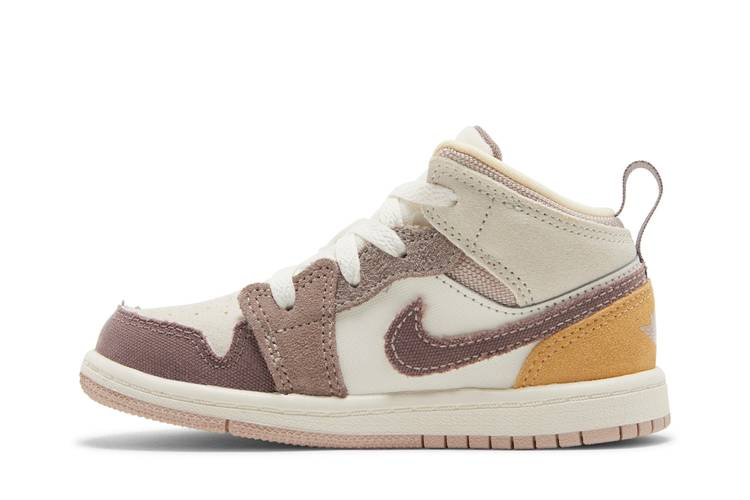 Кроссовки Air Jordan 1 Mid SE Craft TD 'Inside Out - Taupe Haze'