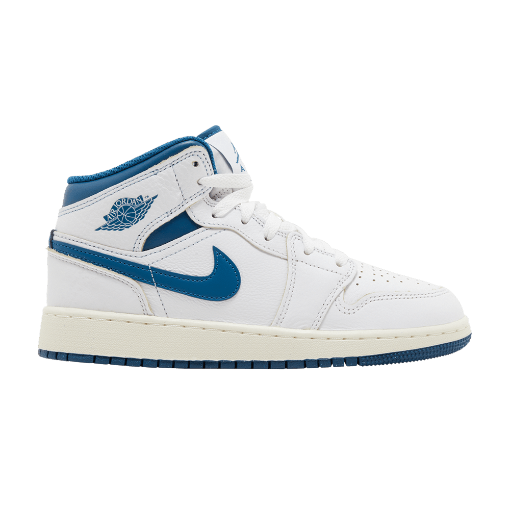 Кроссовки Air Jordan 1 Mid SE GS 'Industrial Blue'