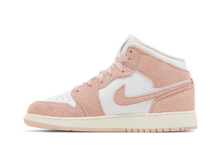 Кроссовки Air Jordan 1 Mid SE GS 'Legend Pink'