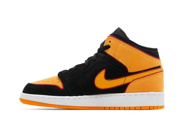 Кроссовки Air Jordan 1 Mid SE GS 'Vivid Orange'