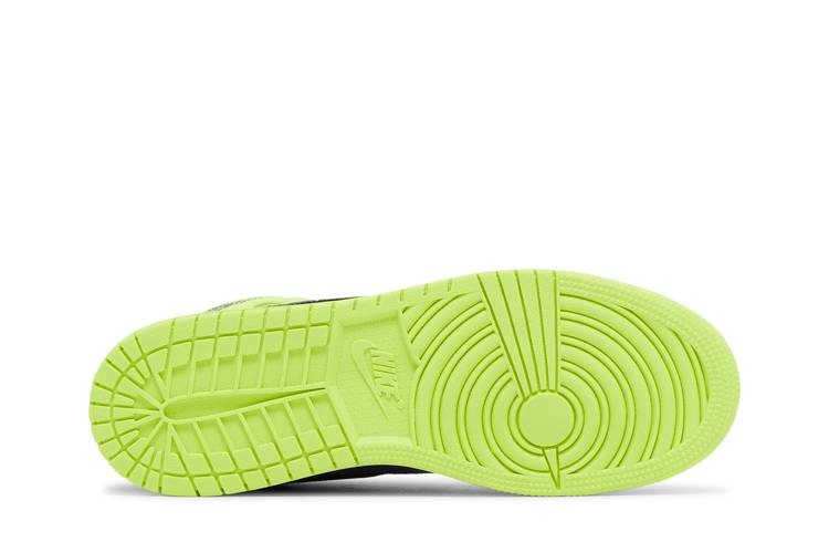 Кроссовки Air Jordan 1 Mid SE GS 'Volt Vivid Orange'