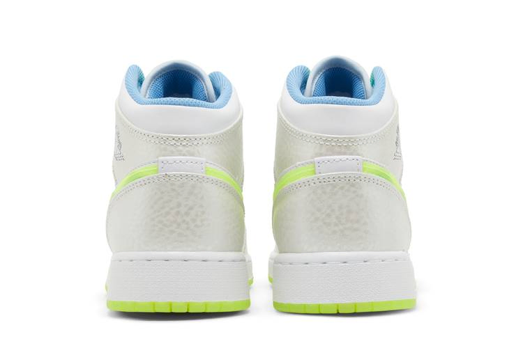 Кроссовки Air Jordan 1 Mid SE GS 'Warped Swoosh'