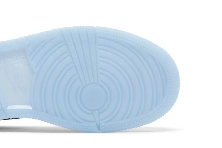 Кроссовки Air Jordan 1 Mid SE GS 'White Ice Blue'