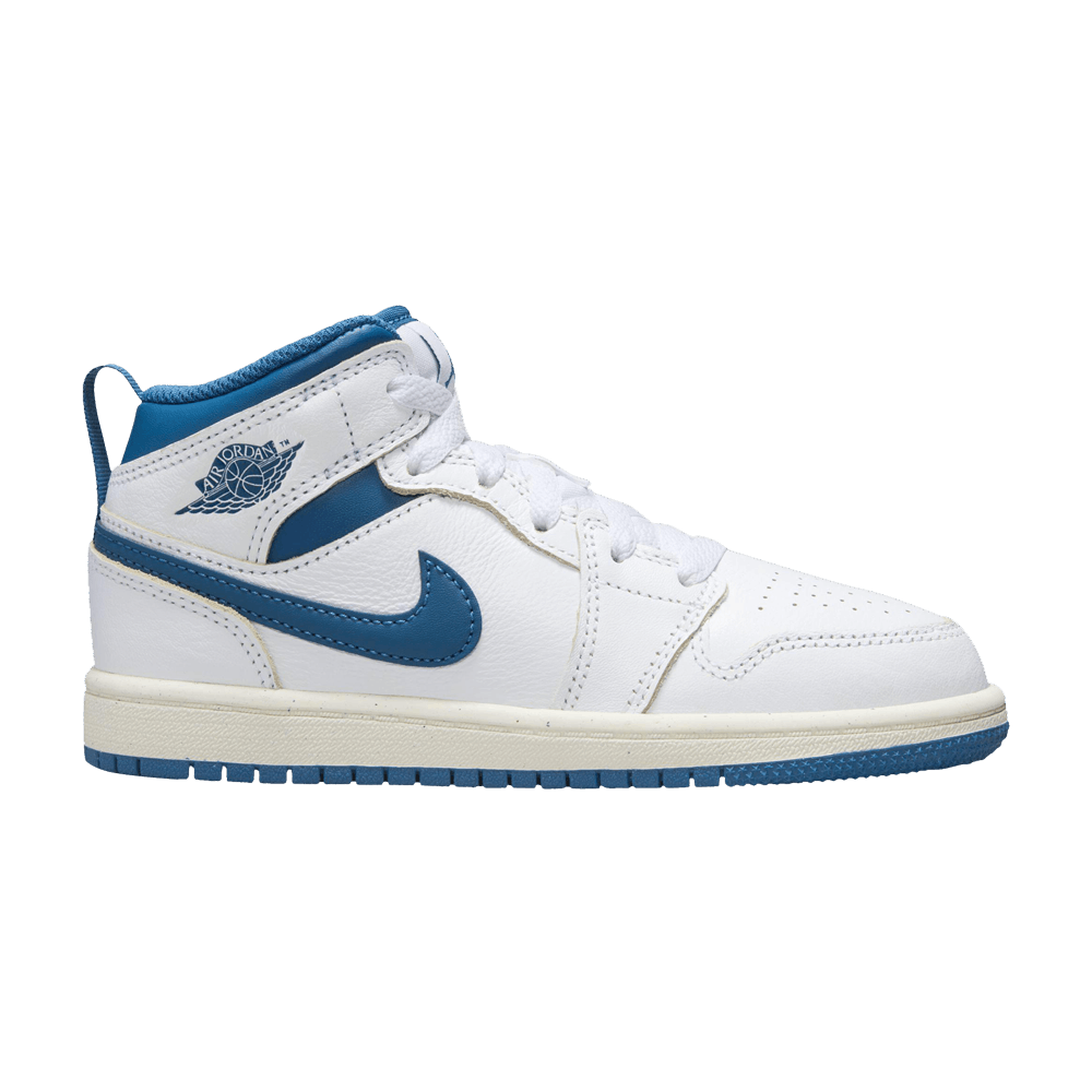 Кроссовки Air Jordan 1 Mid SE PS 'Industrial Blue'