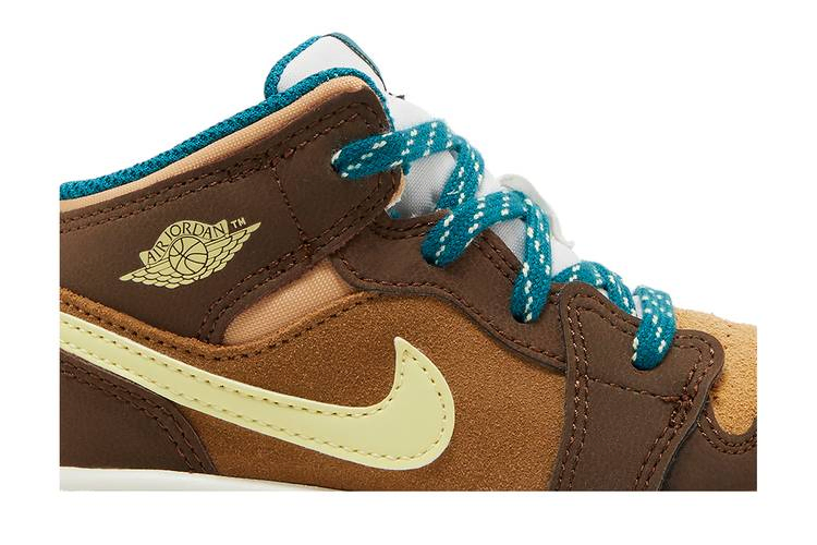 Кроссовки Air Jordan 1 Mid SE TD 'Cacao Wow'